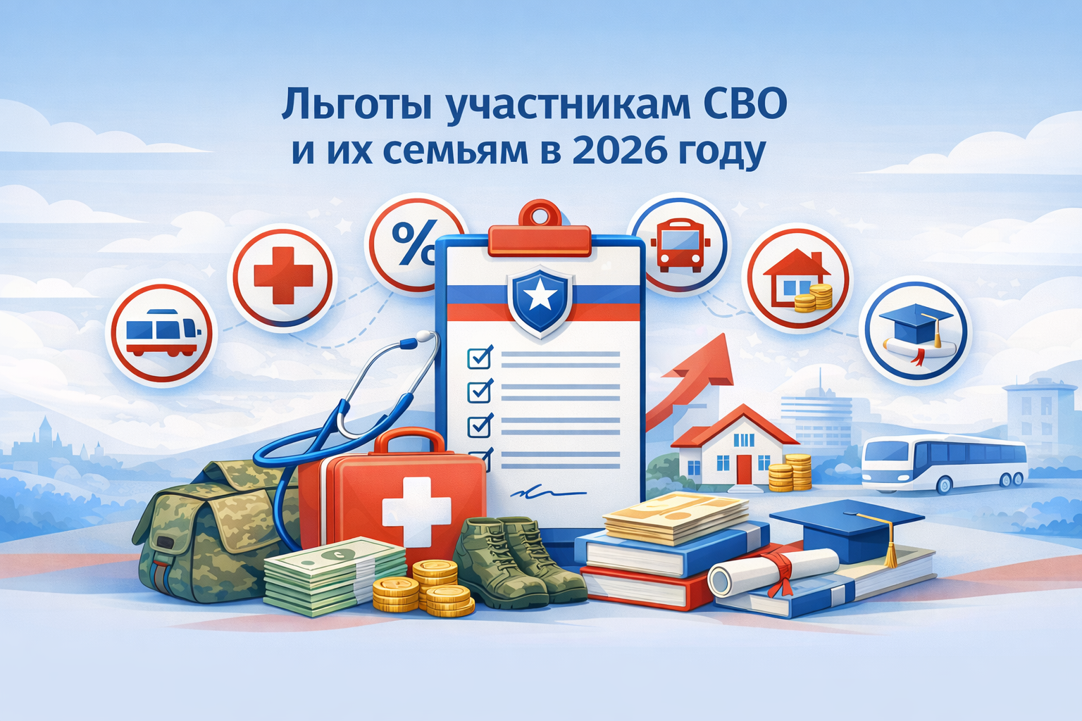 Льготы участникам СВО и их семьям в 2026 году