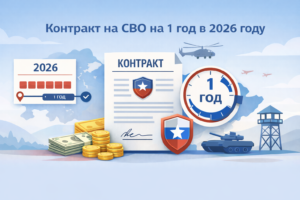 Контракт на СВО на 1 год в 2026 году